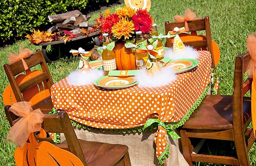 осенний праздничный стол